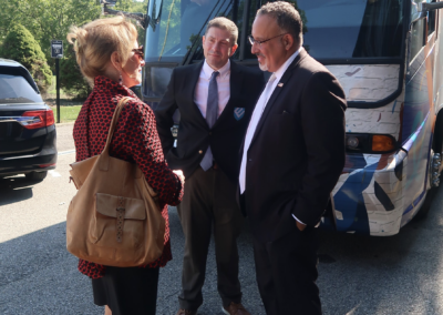 Sec Cardona speaks with Kathleen Oliver and James Lane