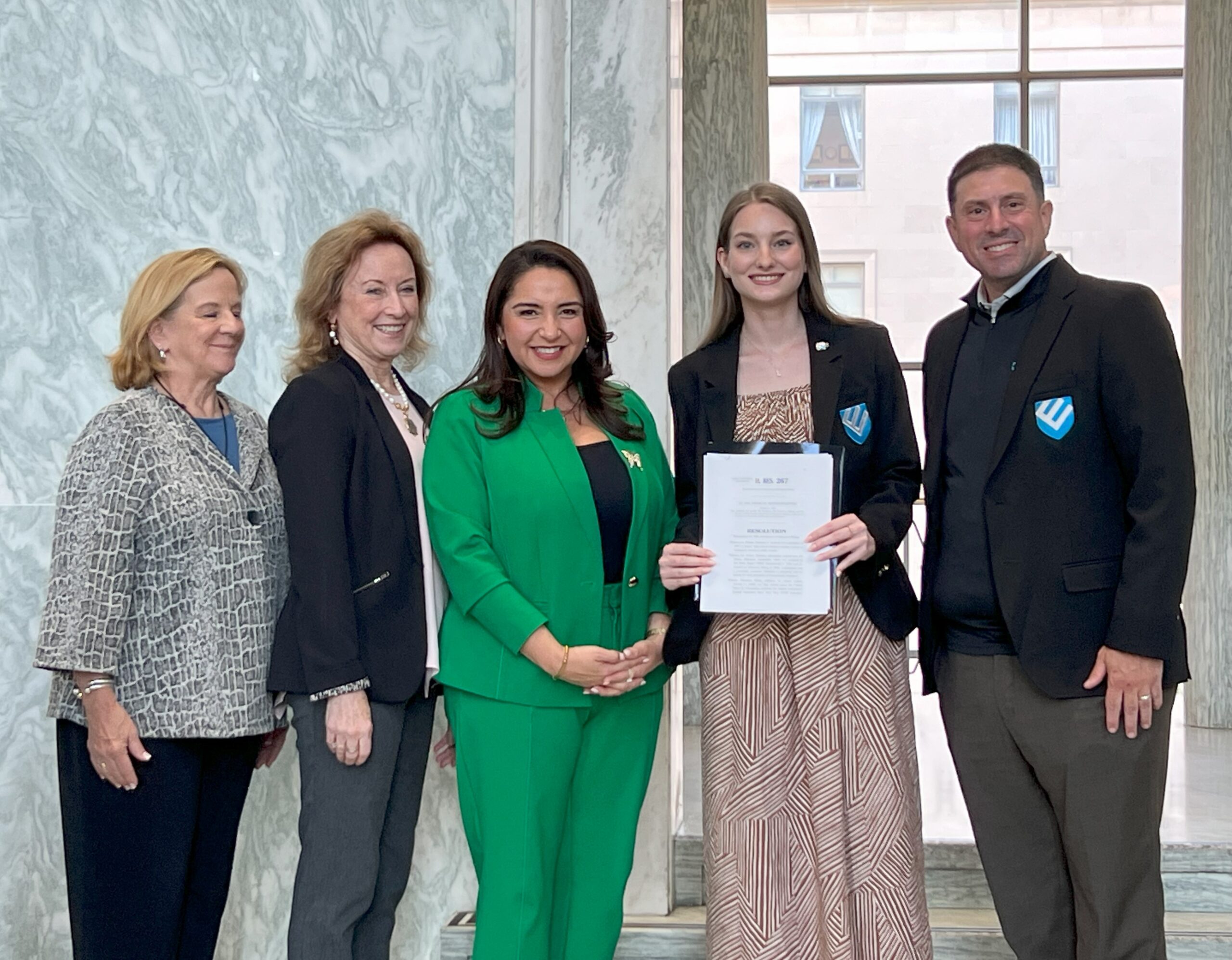 Delia Ramirez with Educators Rising Student and Board