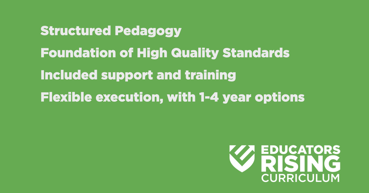 Educators Rising Curriculum